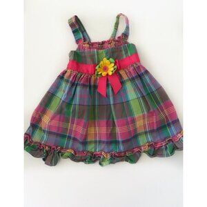 Sophie Rose Baby Girl Plaid Dress 12M